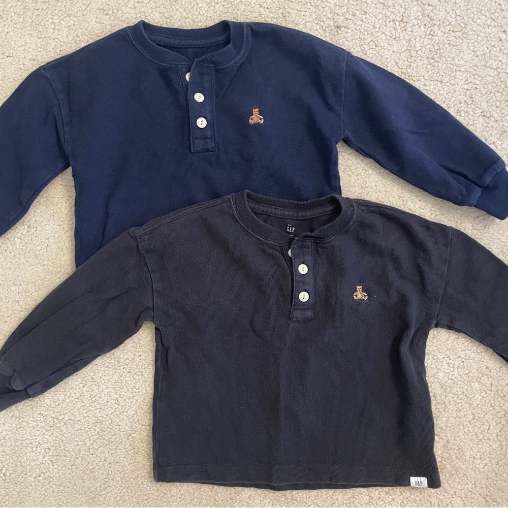 Toddler GAP Henley Shirts